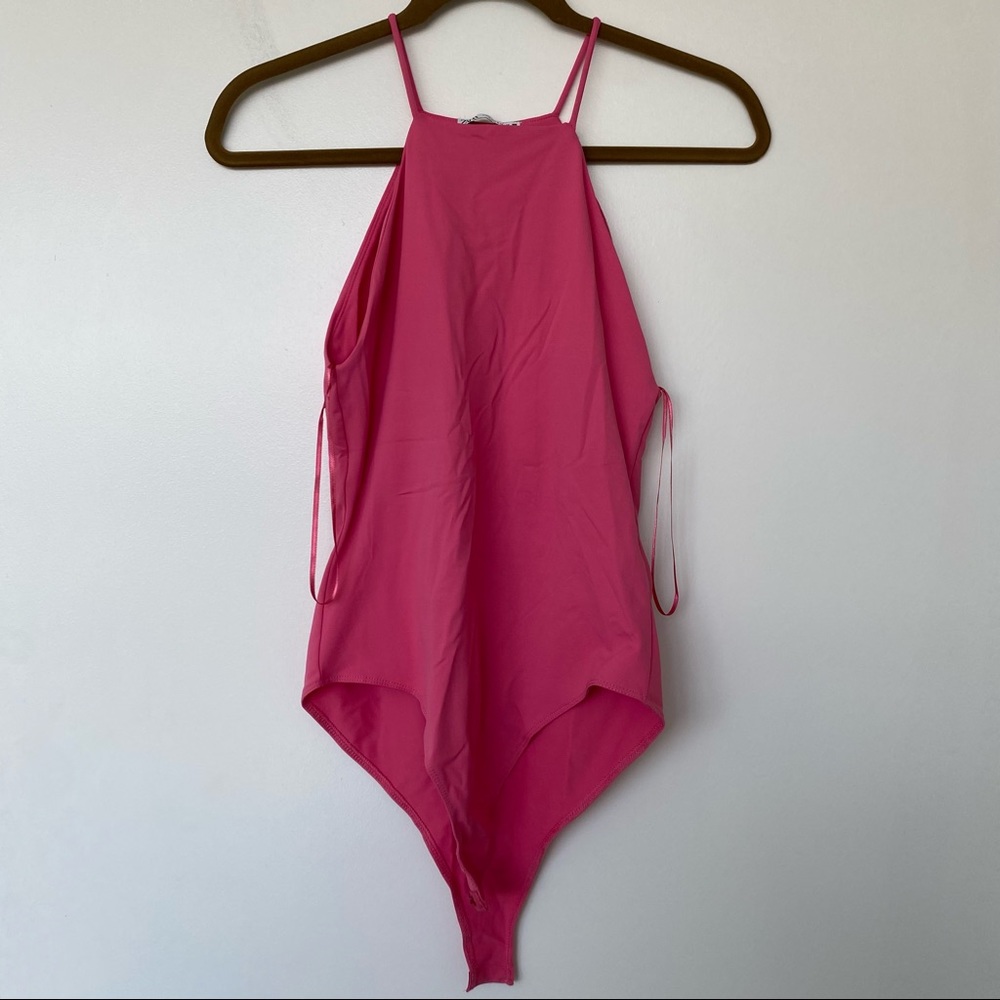 NWOT Pink Zara Bodysuit